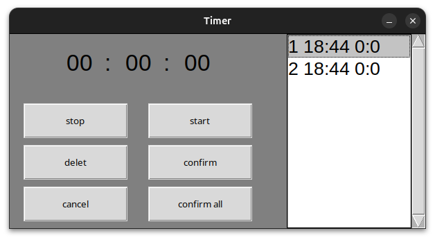 timer page